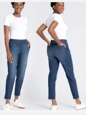 Betabrand Chelsea Crop Denim Yoga Jeans Size XS